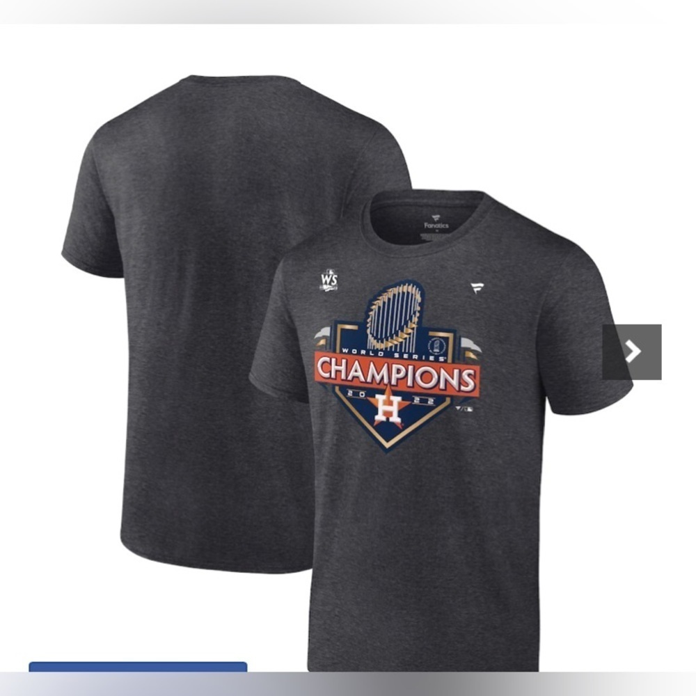 Houston Astros Fanatics Branded - NEW - Mens 2022 World Series Champions T-Shirt